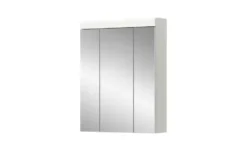 Badezimmerspiegelschrank SCHLOONSEE, Breite 60cm, 3 Spiegeltüren, 9 Fächer, 6 Einlegeböden in verschiedenen Farben erhältlich, Badmöbel, Spiegel, Badschrank, Bad Schloonsee