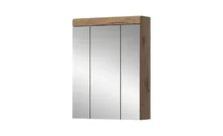 Badezimmerspiegelschrank SCHLOONSEE, Breite 60cm, 3 Spiegeltüren, 9 Fächer, 6 Einlegeböden in verschiedenen Farben erhältlich, Badmöbel, Spiegel, Badschrank, Bad Schloonsee
