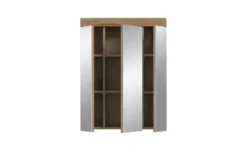 Badezimmerspiegelschrank SCHLOONSEE, Breite 60cm, 3 Spiegeltüren, 9 Fächer, 6 Einlegeböden in verschiedenen Farben erhältlich, Badmöbel, Spiegel, Badschrank, Bad Schloonsee