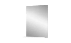 Badspiegel SCHLOONSEE, Breite 60cm, 1 Ablageboden, hochwertiges Spiegelglas in verschiedenen Farben erhältlich, Badmöbel, Spiegel, Badezimmer Schloonsee
