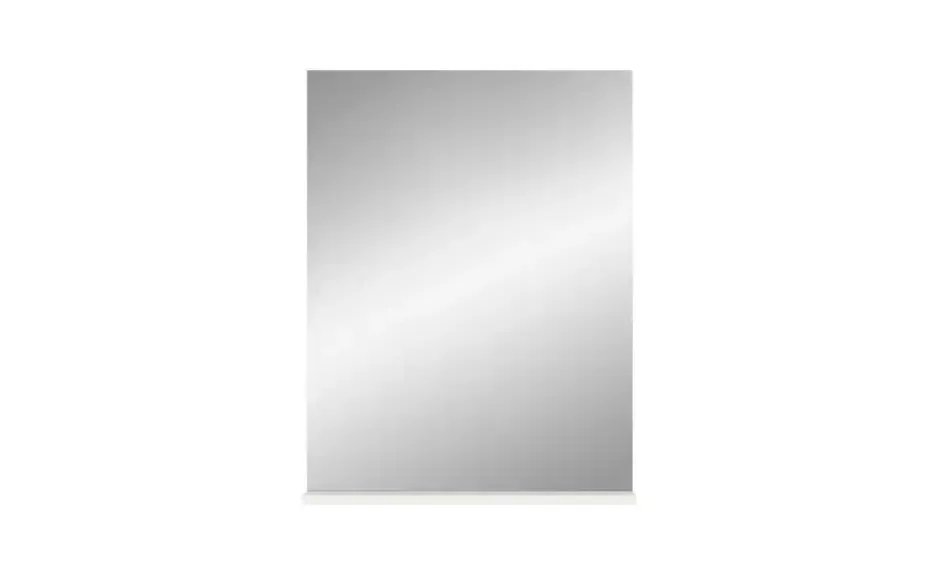 Badspiegel SCHLOONSEE, Breite 60cm, 1 Ablageboden, hochwertiges Spiegelglas in verschiedenen Farben erhältlich, Badmöbel, Spiegel, Badezimmer Schloonsee