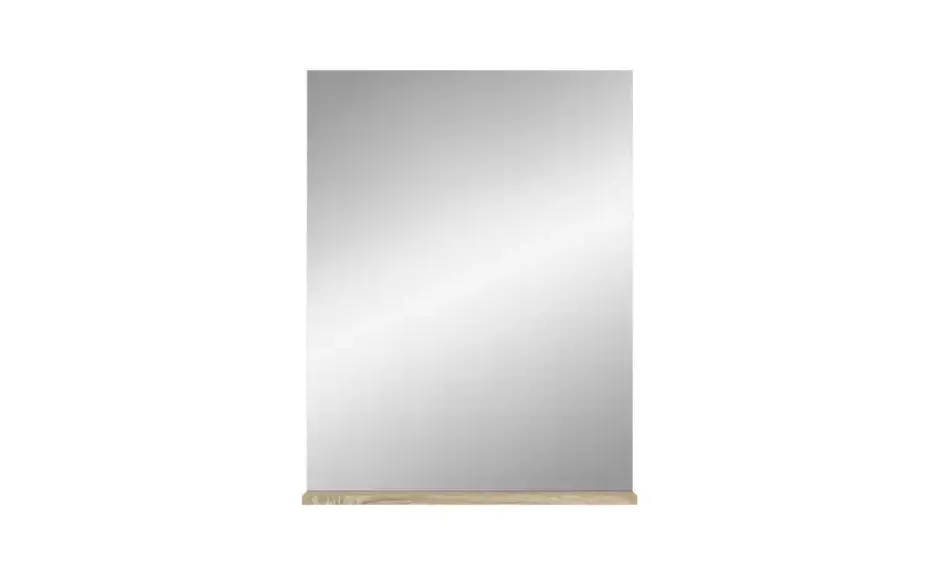 Badspiegel SCHLOONSEE, Breite 60cm, 1 Ablageboden, hochwertiges Spiegelglas in verschiedenen Farben erhältlich, Badmöbel, Spiegel, Badezimmer Schloonsee