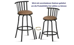 Barhocker 2er-Set