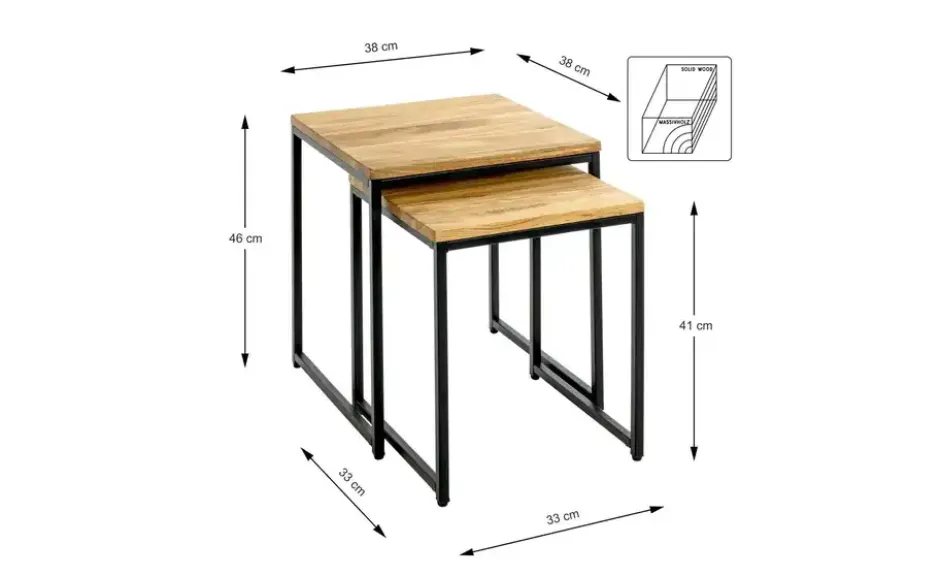 Beistelltisch 2er-Set