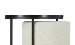 Beistelltisch-Hocker-Set