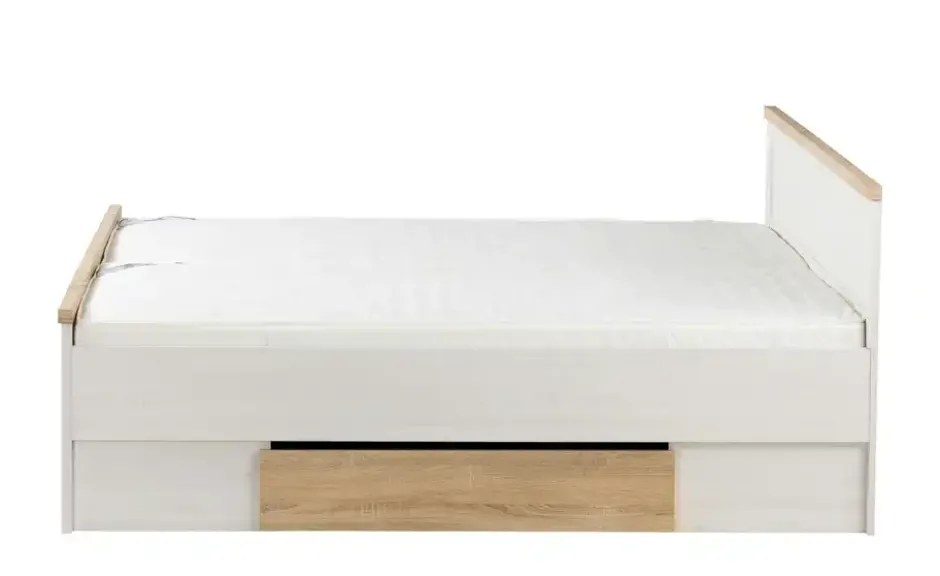 Bett mit 2 Nachtkommoden Luca