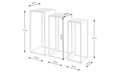 Blumensäule 3er Set