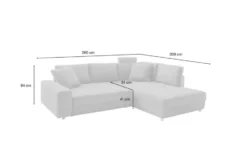 bobb Ecksofa Arissa de Luxe