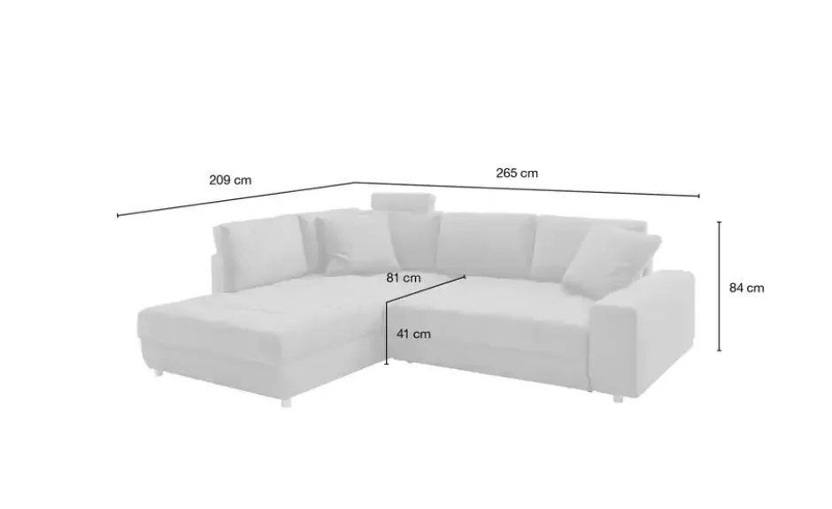 bobb Ecksofa Arissa de Luxe