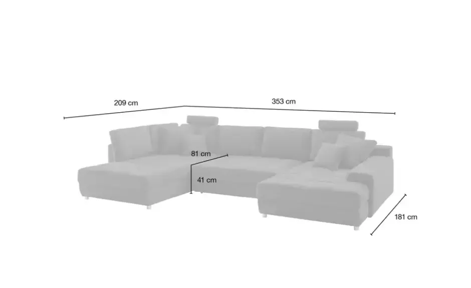 bobb Wohnlandschaft Arissa de Luxe