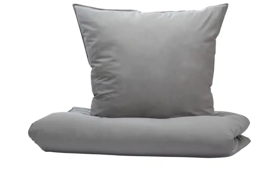 Como Green Baumwoll-Bettwäsche Stone Washed