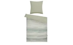 Como Green Satin Wende-Bettwäsche Ombre