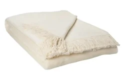 como Kuscheldecke mit Fransen Sophia