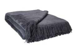 como Kuscheldecke mit Fransen Sophia