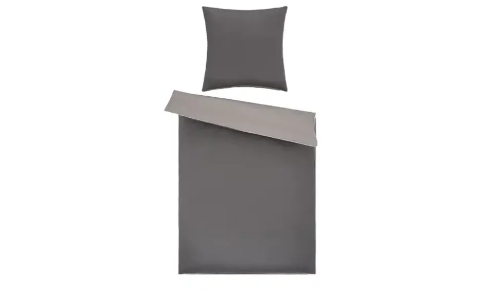 como Satin Wende-Bettwäsche Satin Piping