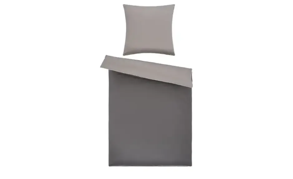 como Satin Wende-Bettwäsche Satin Piping