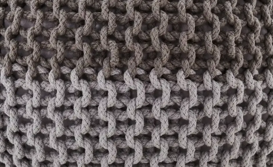 como Strickpouf