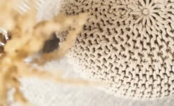 como Strickpouf