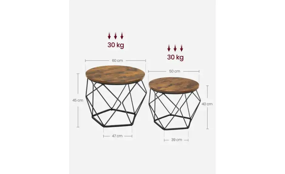 Couchtisch 2er-Set Greta