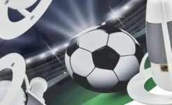Deckenleuchte 3-flammig Fußball
