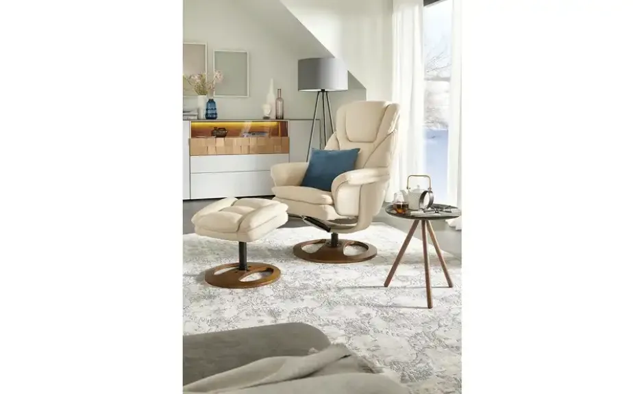 Drehsessel mit Hocker Karina