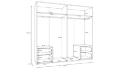 Drehtürenschrank Alice Springs