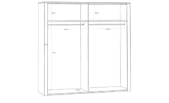 Drehtürenschrank Bohol