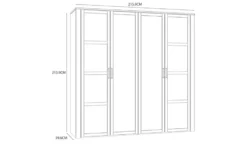 Drehtürenschrank Bohol