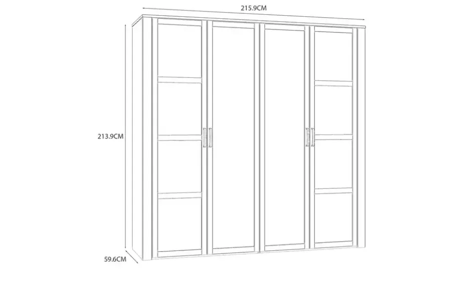 Drehtürenschrank Bohol