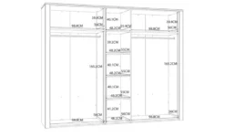 Drehtürenschrank Bohol