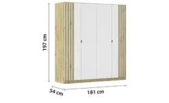 Drehtürenschrank Genua