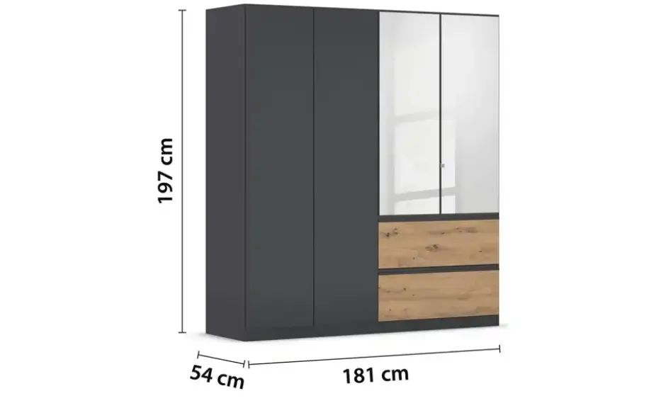 Drehtürenschrank Joel-Extra