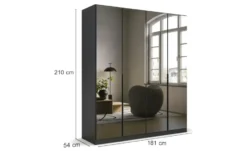 Drehtürenschrank Skyla