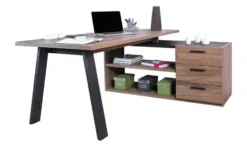Eckschreibtisch mit Sideboard Donez