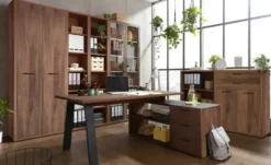 Eckschreibtisch mit Sideboard Donez