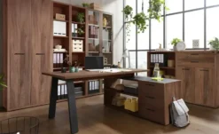 Eckschreibtisch mit Sideboard Donez