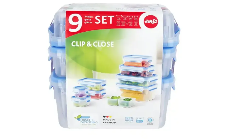 emsa Frischhaltedosen, 9-er Set