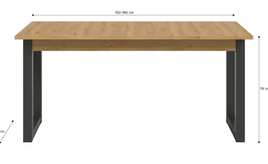 Esstisch 150 x 90 cm Tili