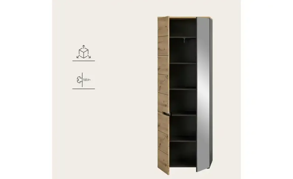 Garderobenschrank Canu