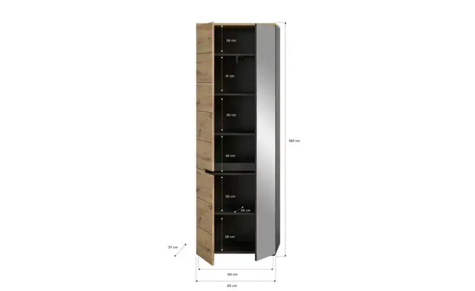 Garderobenschrank Canu