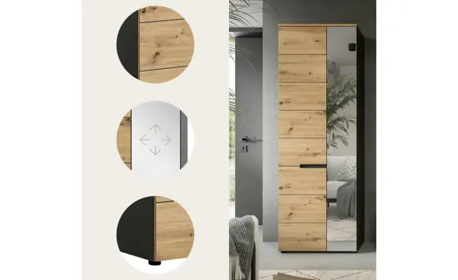 Garderobenschrank Canu
