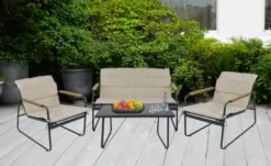 Gartenmöbel 4er-Set