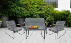 Gartenmöbel 4er-Set