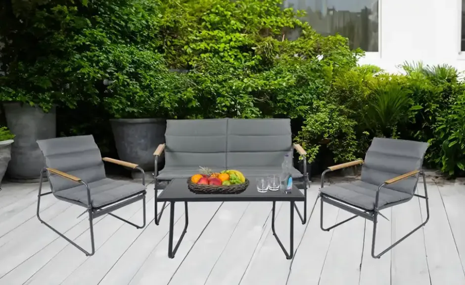 Gartenmöbel 4er-Set