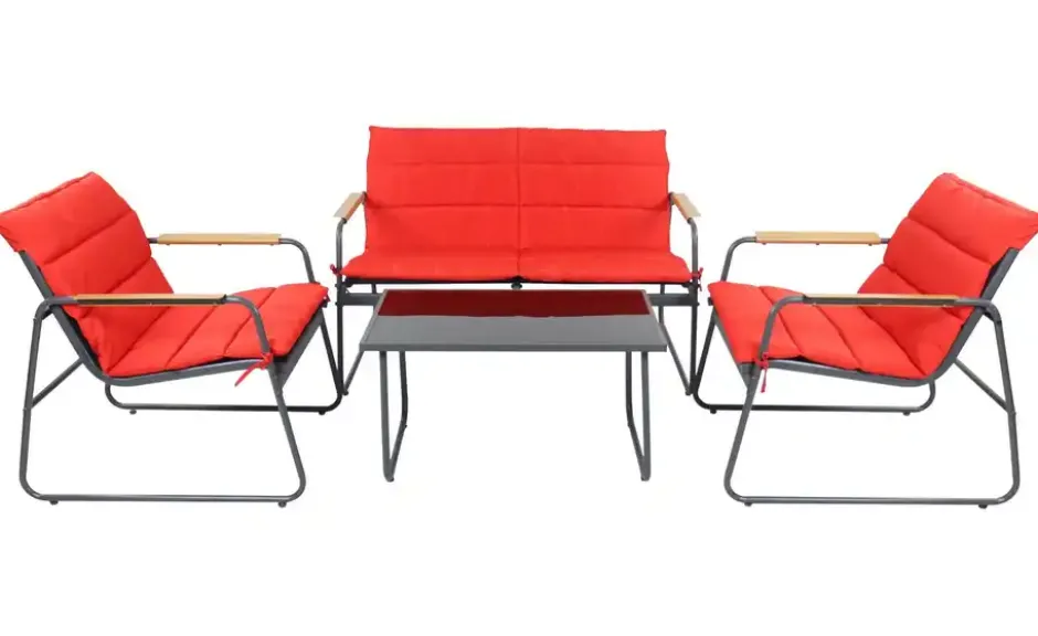 Gartenmöbel 4er-Set