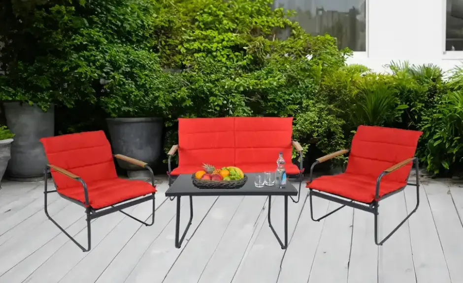Gartenmöbel 4er-Set