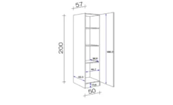 Geschirrschrank Mol