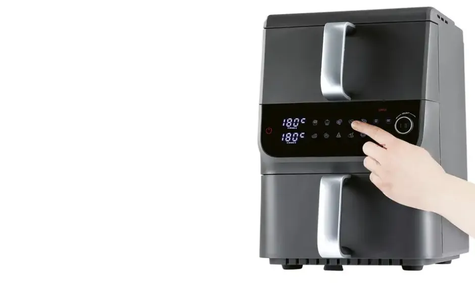GourmetMaxx Doppelkammer Heißluftfritteuse 16404