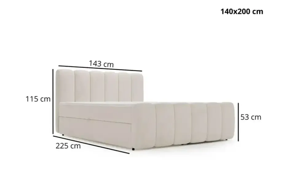 GrainGold Boxbett .css-bauhey::before{content:'- ';}.css-bauhey::after{content:'- ';}mit Stauraum Cloud Box
