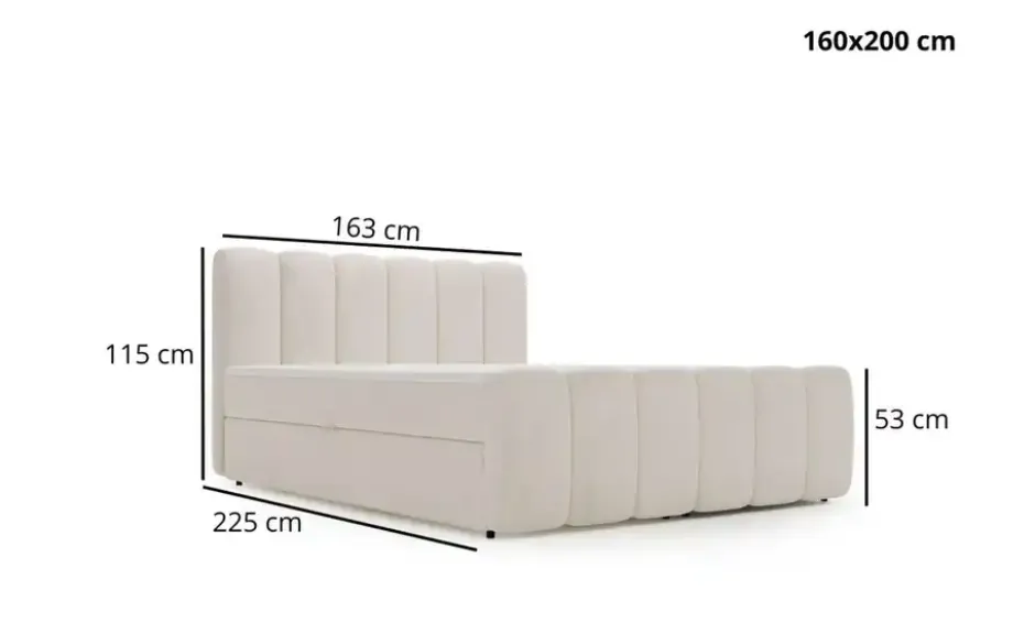 GrainGold Boxbett .css-bauhey::before{content:'- ';}.css-bauhey::after{content:'- ';}mit Stauraum Cloud Box